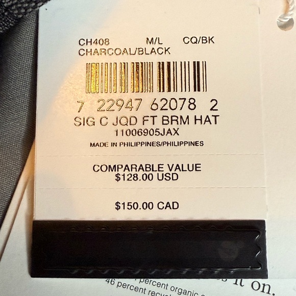 COACH Signature Jacquard Flat Brim Cap - Picture 4 of 4